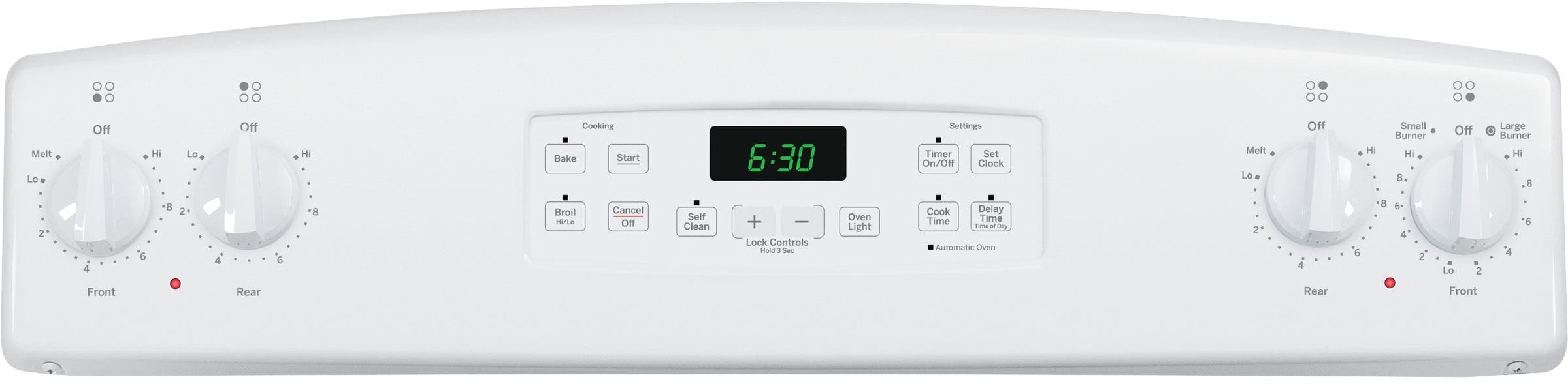 GE JB630DFWW White