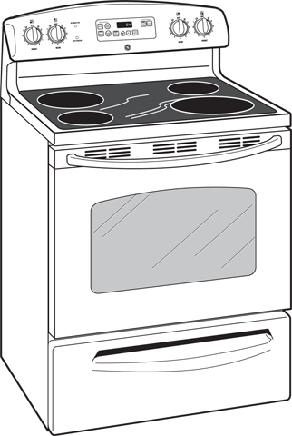 GE JB640DPBB Black