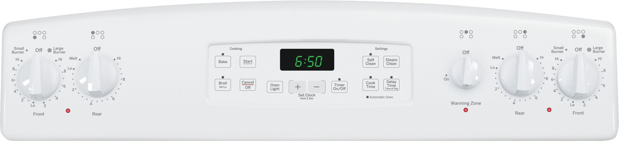 GE JB650DFWW White