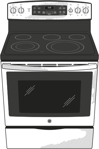 GE JB695EFES Slate