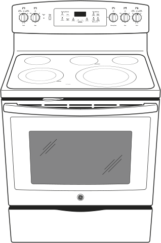GE JB700DJBB Black