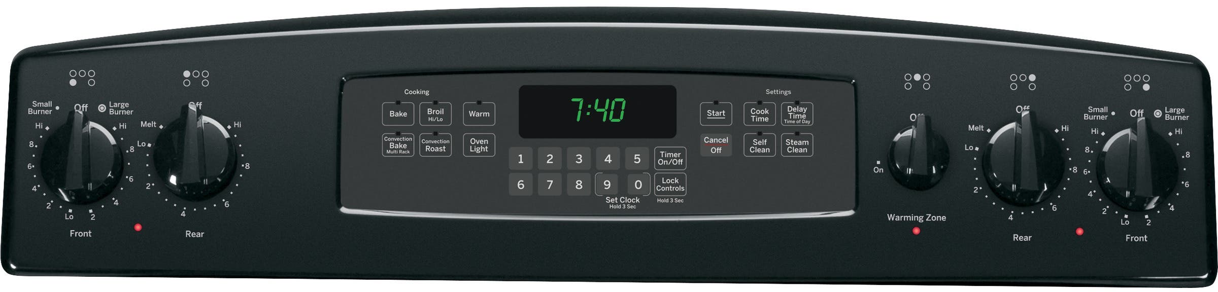 GE JB740DFBB Black