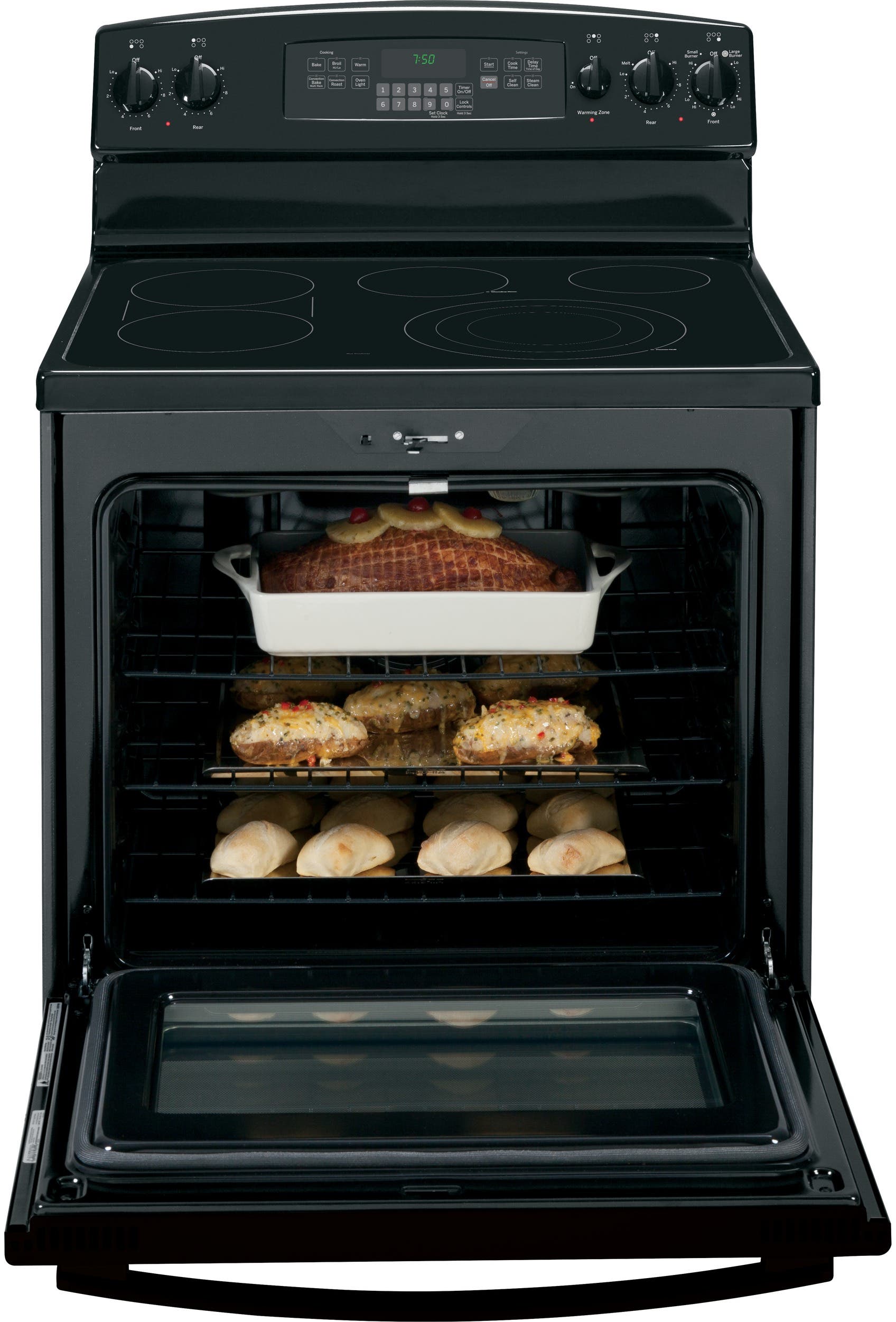 GE JB750DFBB Black
