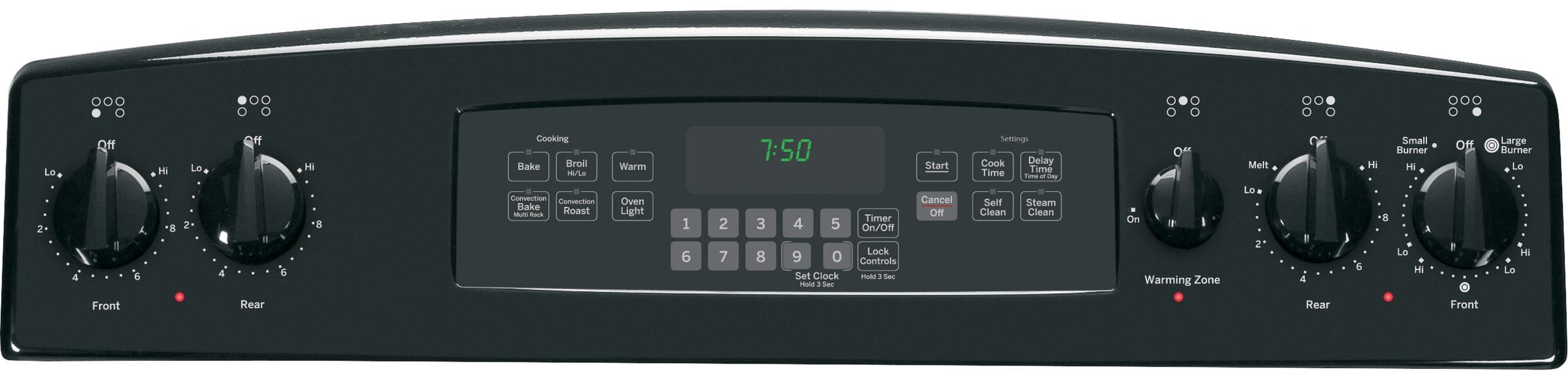 GE JB750DFBB Black