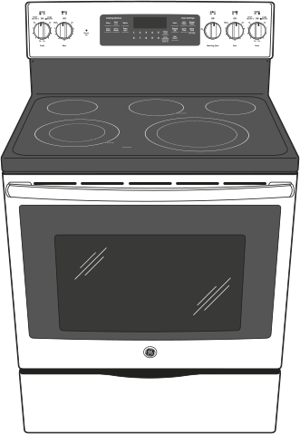 GE JB750FJDS Black Slate