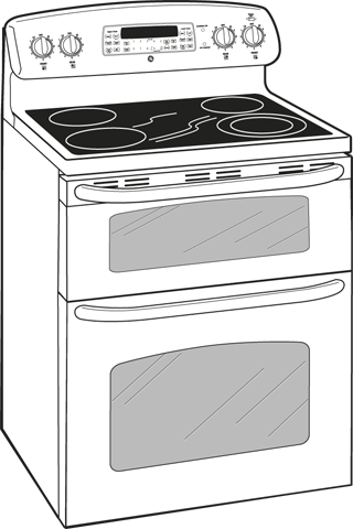 GE JB850DPBB Black