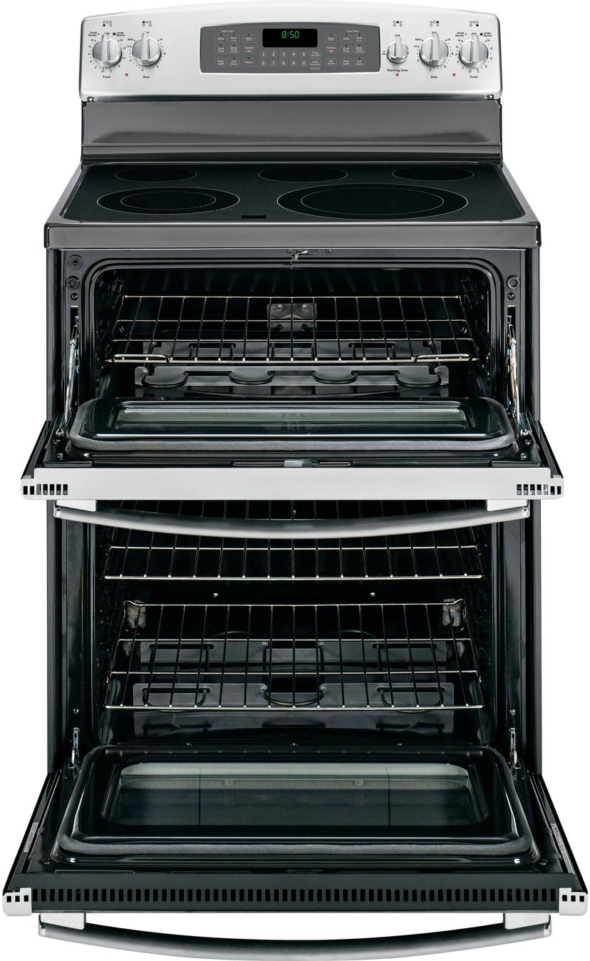 GE JB850SFSS 30" Freestanding Smoothtop Electric Range with 5 H...