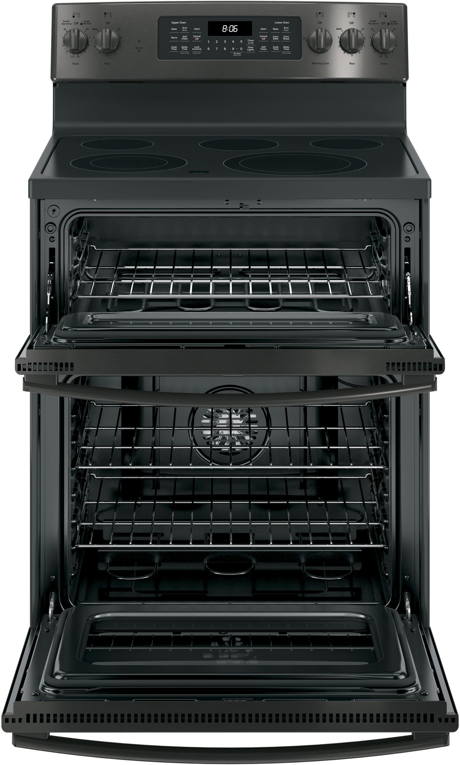 GE JB860BJTS Black Stainless Steel