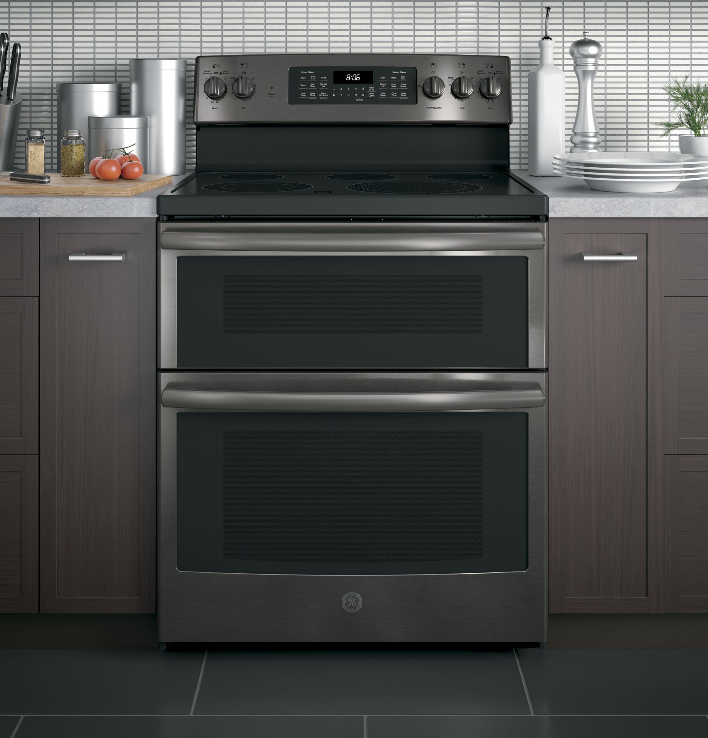 GE JB860BJTS Black Stainless Steel