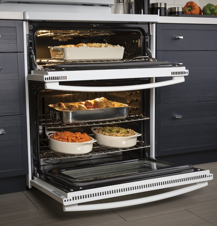 GE JB860DJWW 30 Inch Freestanding Electric Double Oven Convecti...