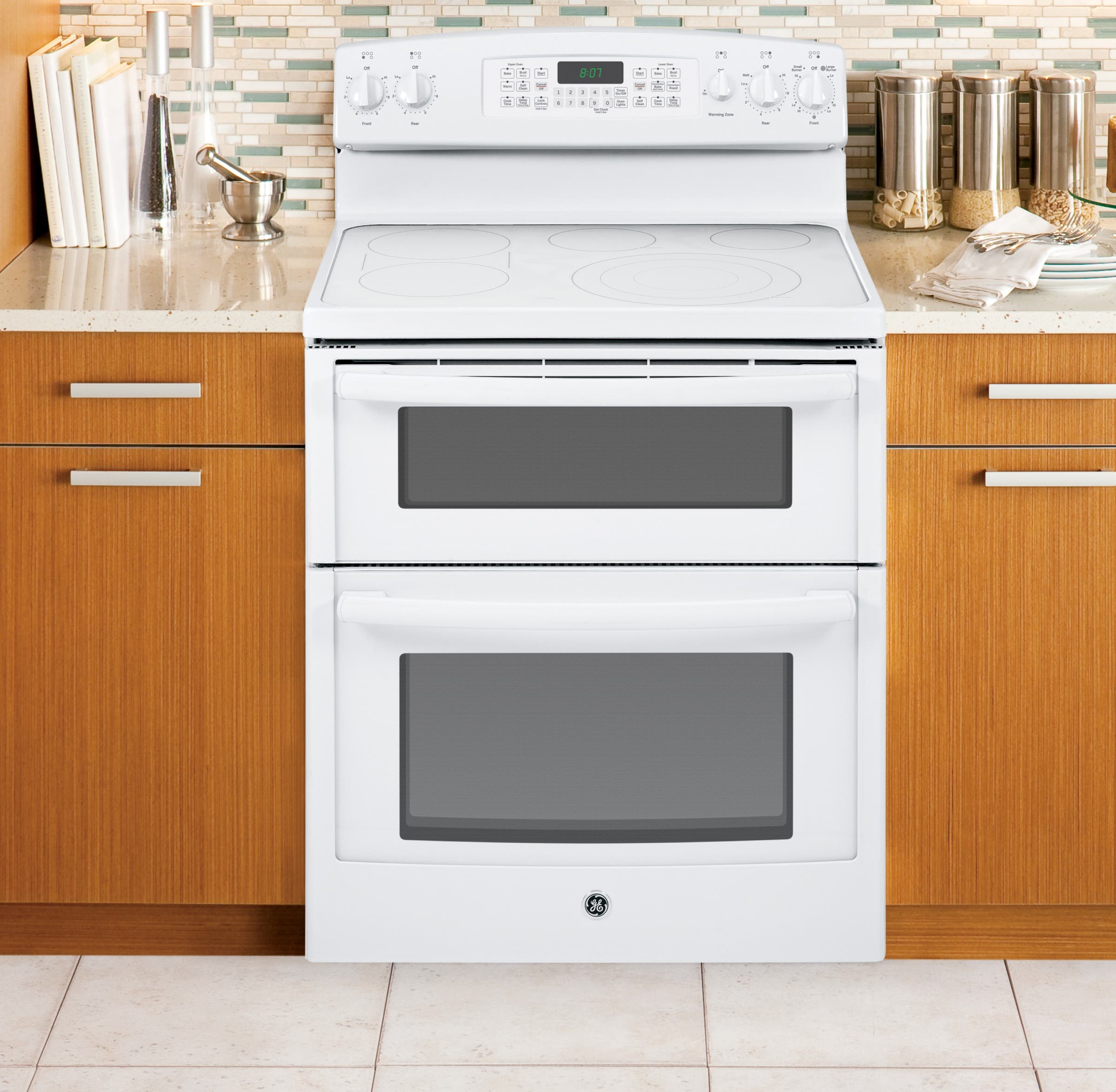 GE JB870TFWW White