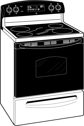 GE JBP62BMWH White with Black Glass Door