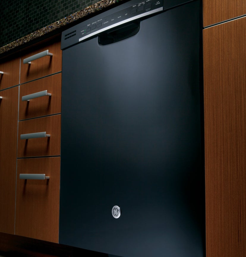GE GDF520PGDBB Full Console Dishwasher with 16-Place Settings, 4 ...