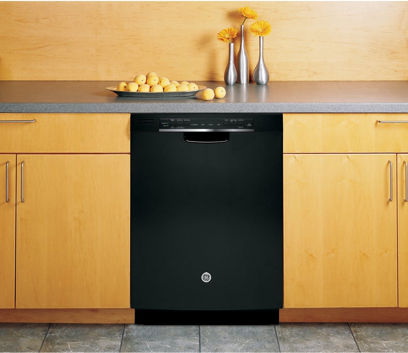 GE GDF520PGDBB Full Console Dishwasher with 16-Place Settings, 4 ...