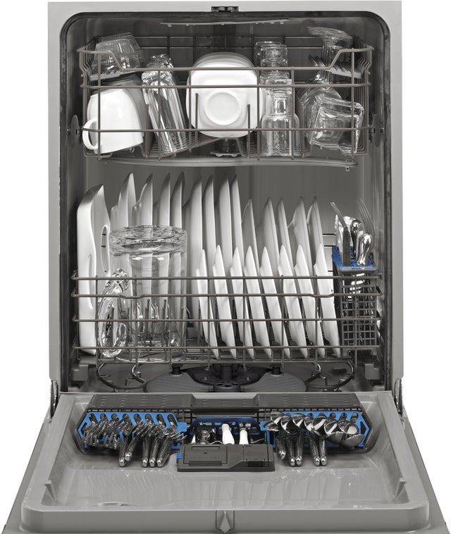 GE GDF520PGDBB Full Console Dishwasher with 16-Place Settings, 4 ...