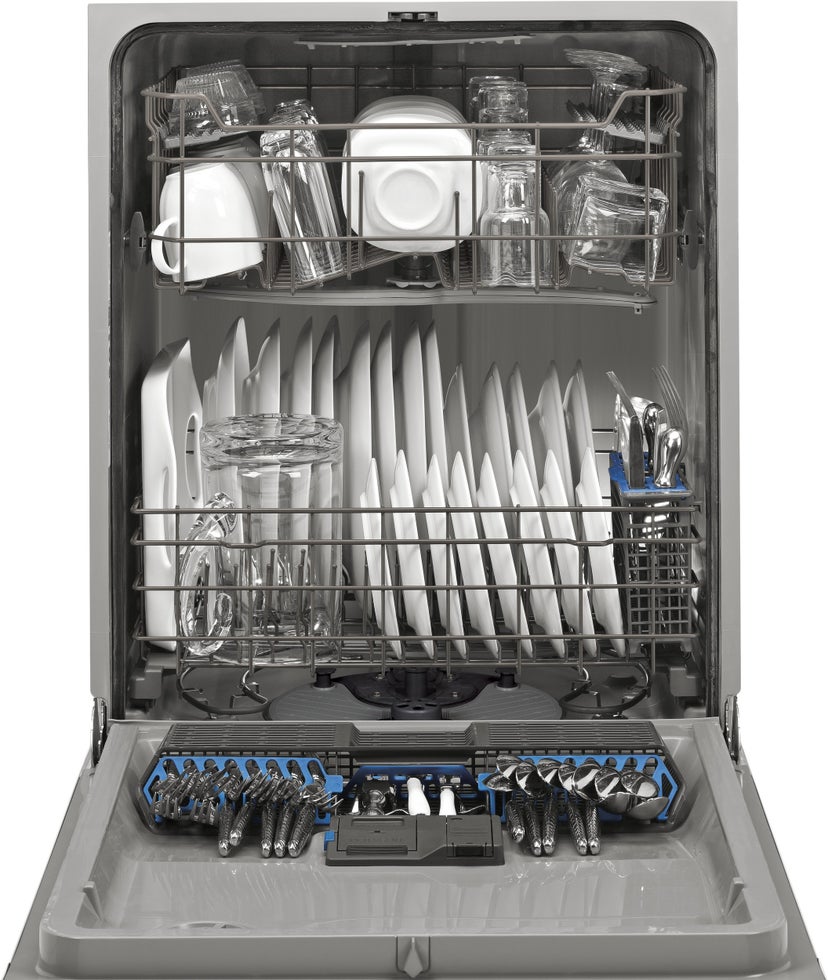 GE GDF520PGDBB Full Console Dishwasher with 16-Place Settings, 4 ...