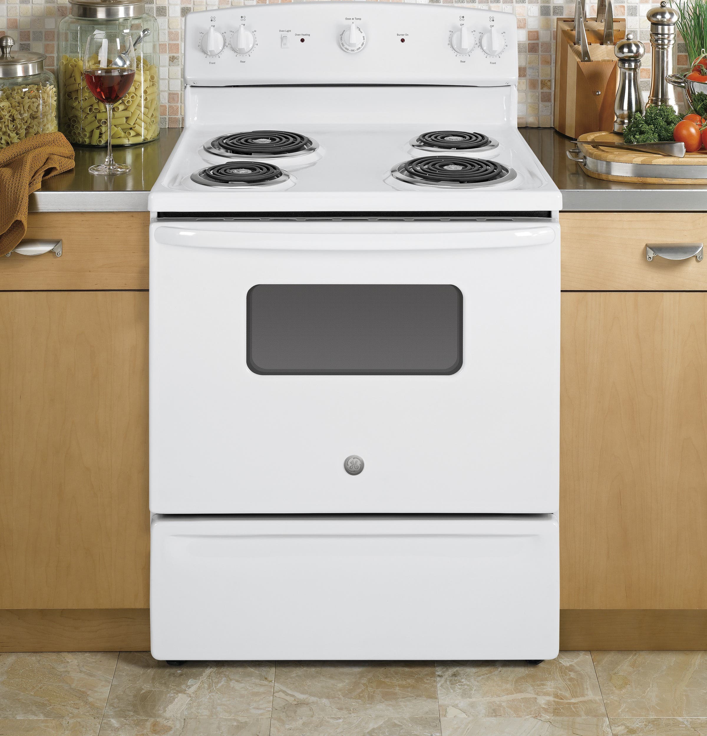 GE JBS10DFWW White