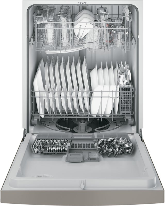 GE GDF610PMJES Full Console Dishwasher with 4 Cycles, 16 Place Se...