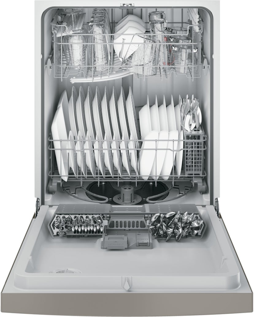 GE GDF610PMJES Full Console Dishwasher with 4 Cycles, 16 Place Se...