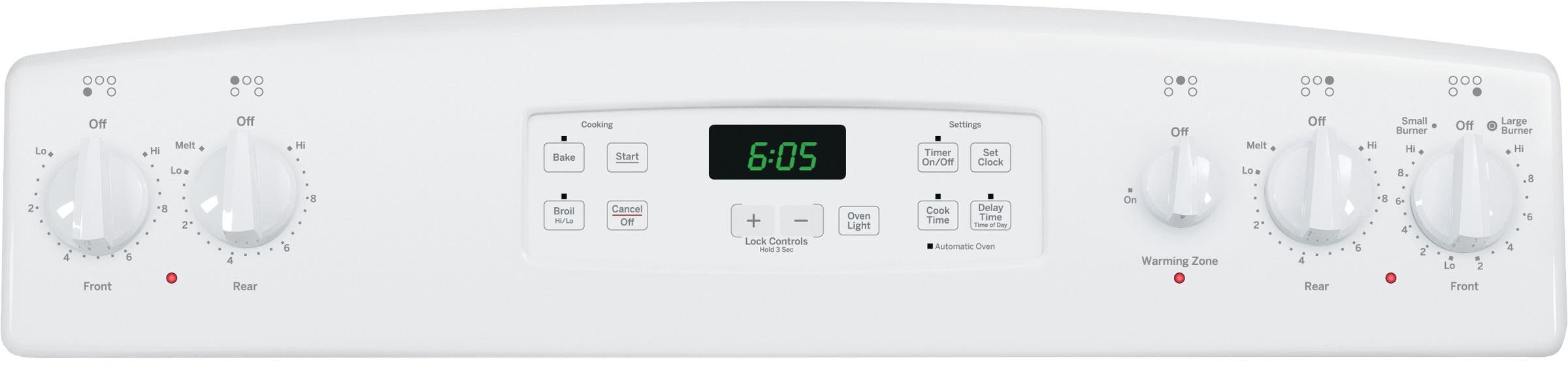 GE JBS65DFWW White