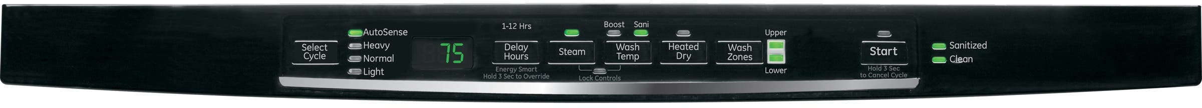 GE GDT550HGDBB Black