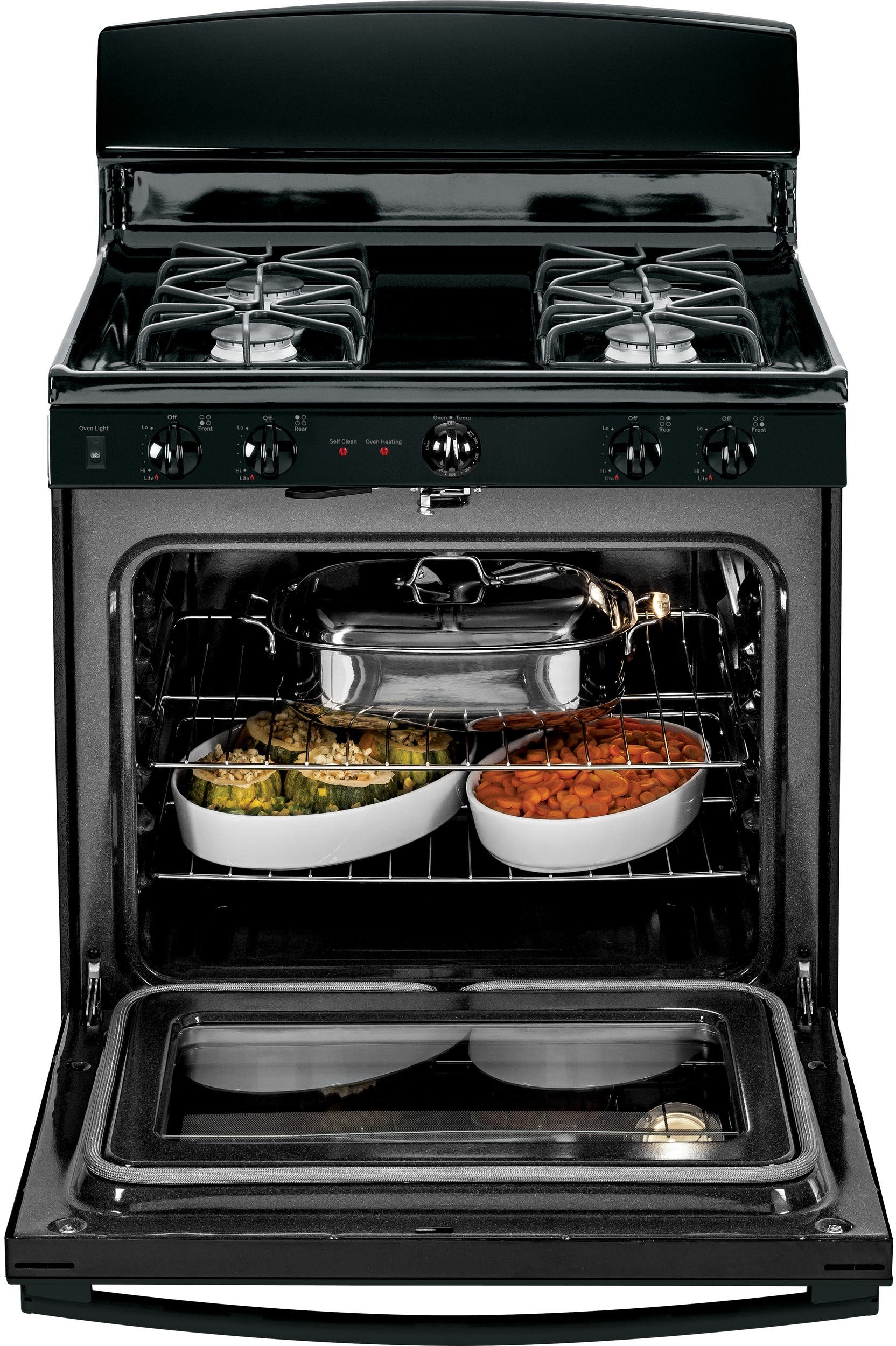 GE JGB450DEFBB Black