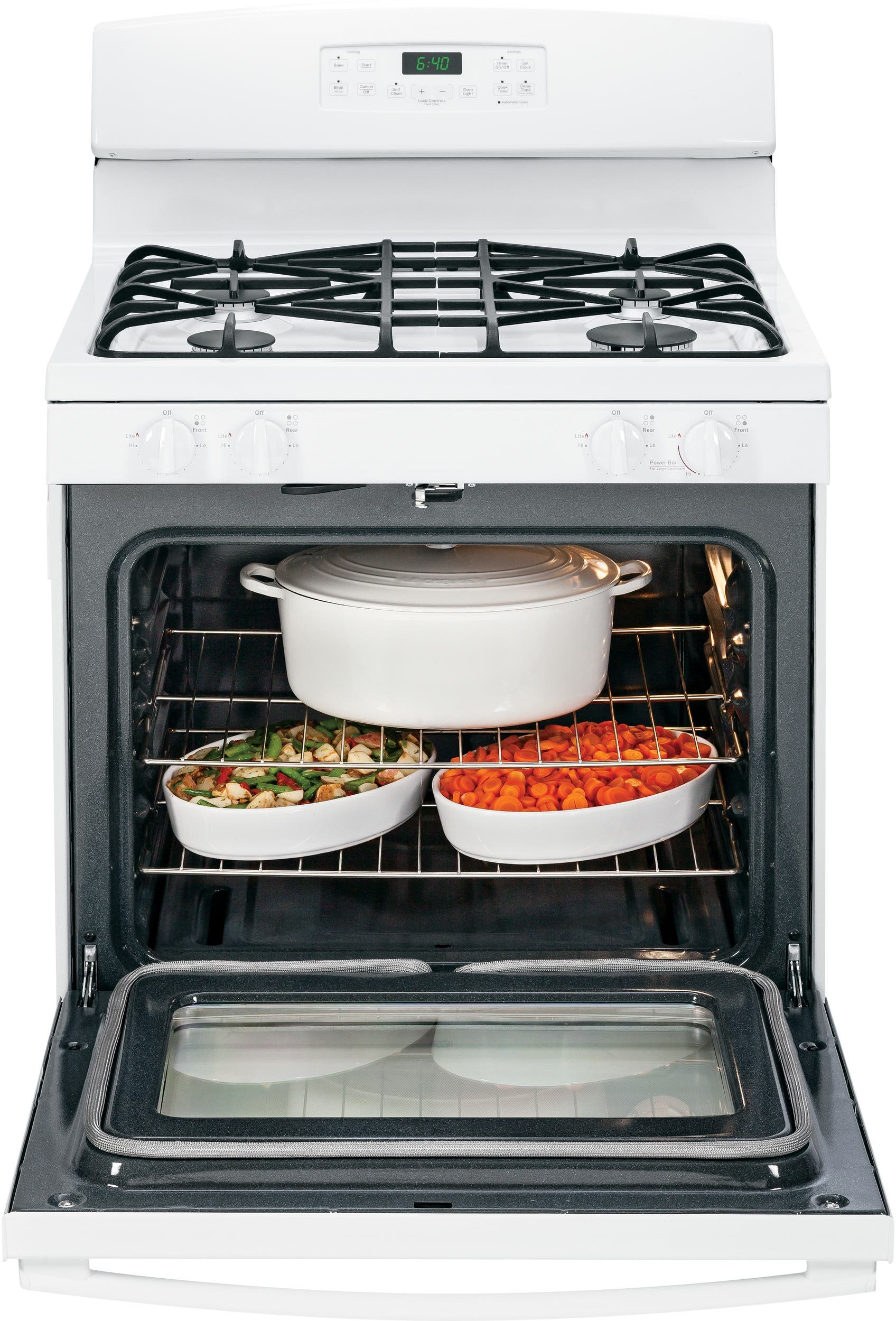 GE JGB640DEFWW White