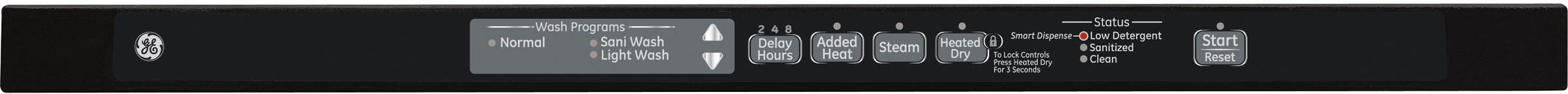 GE GDWT100RBB Black