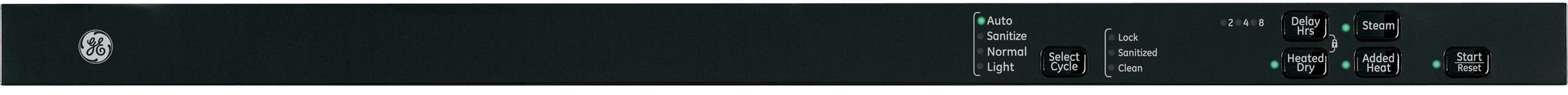 GE GDWT608VBB Black