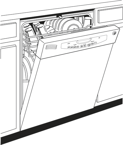 GE GLC4400RWW White