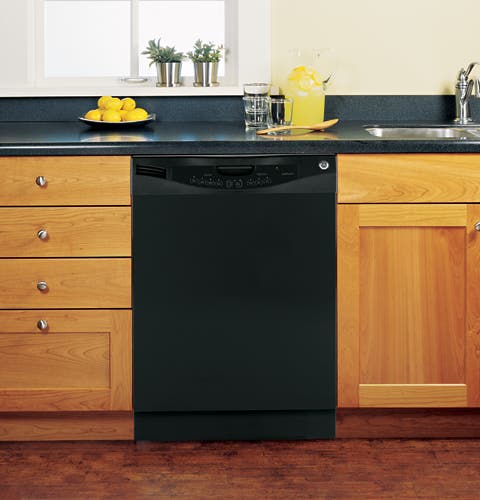 GE GLD4400NBB Black on Black