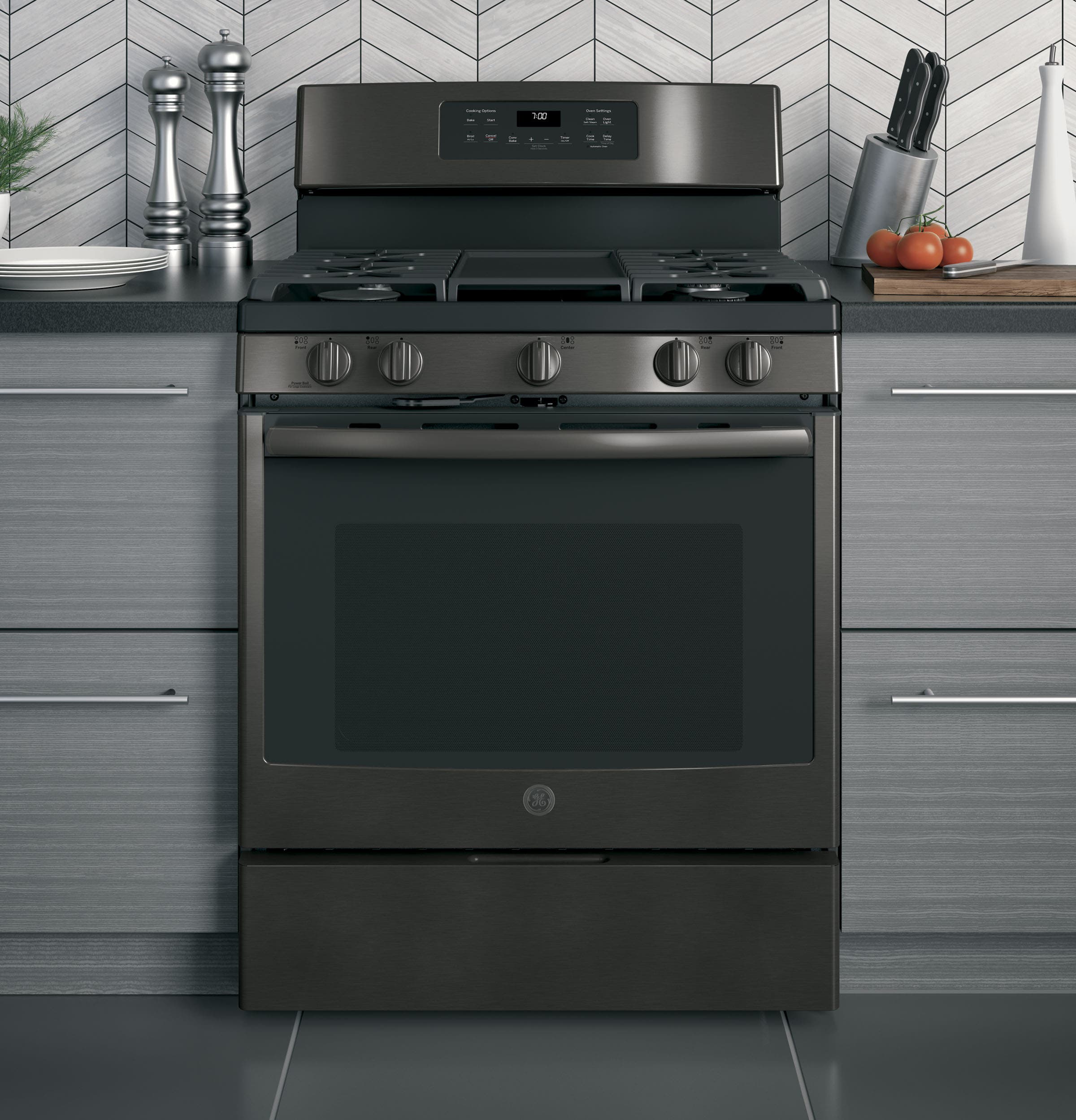 GE JGB700BEJTS Black Stainless Steel