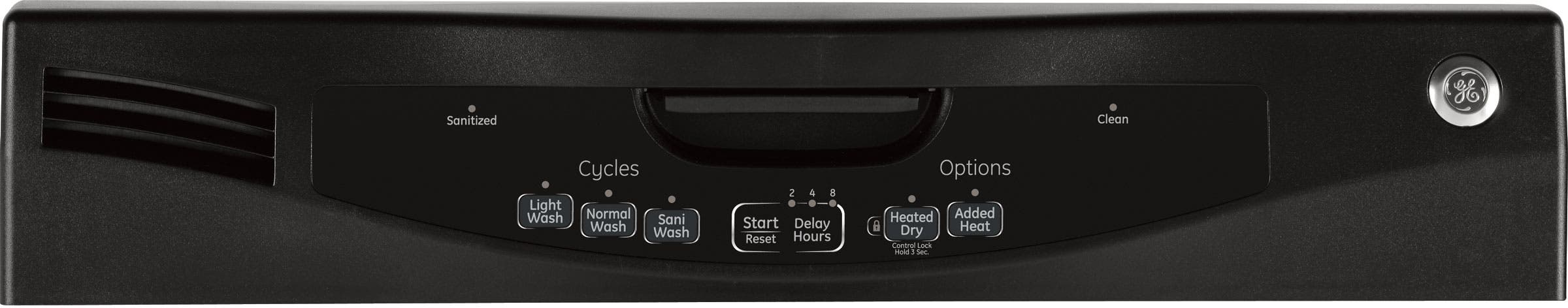 GE GLD4404RBB Black
