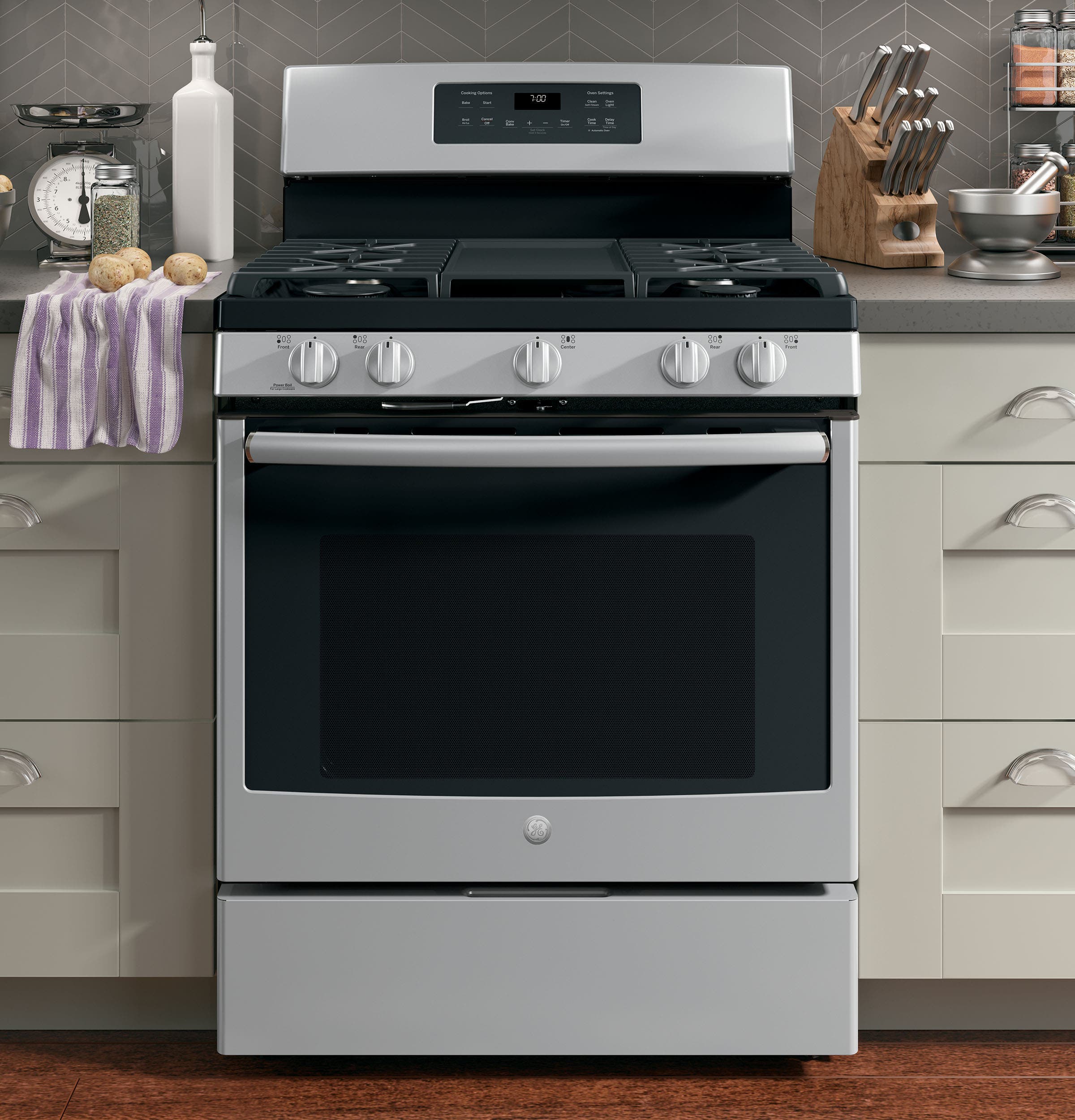 GE JGB700SEJSS Stainless Steel/Dark Gray