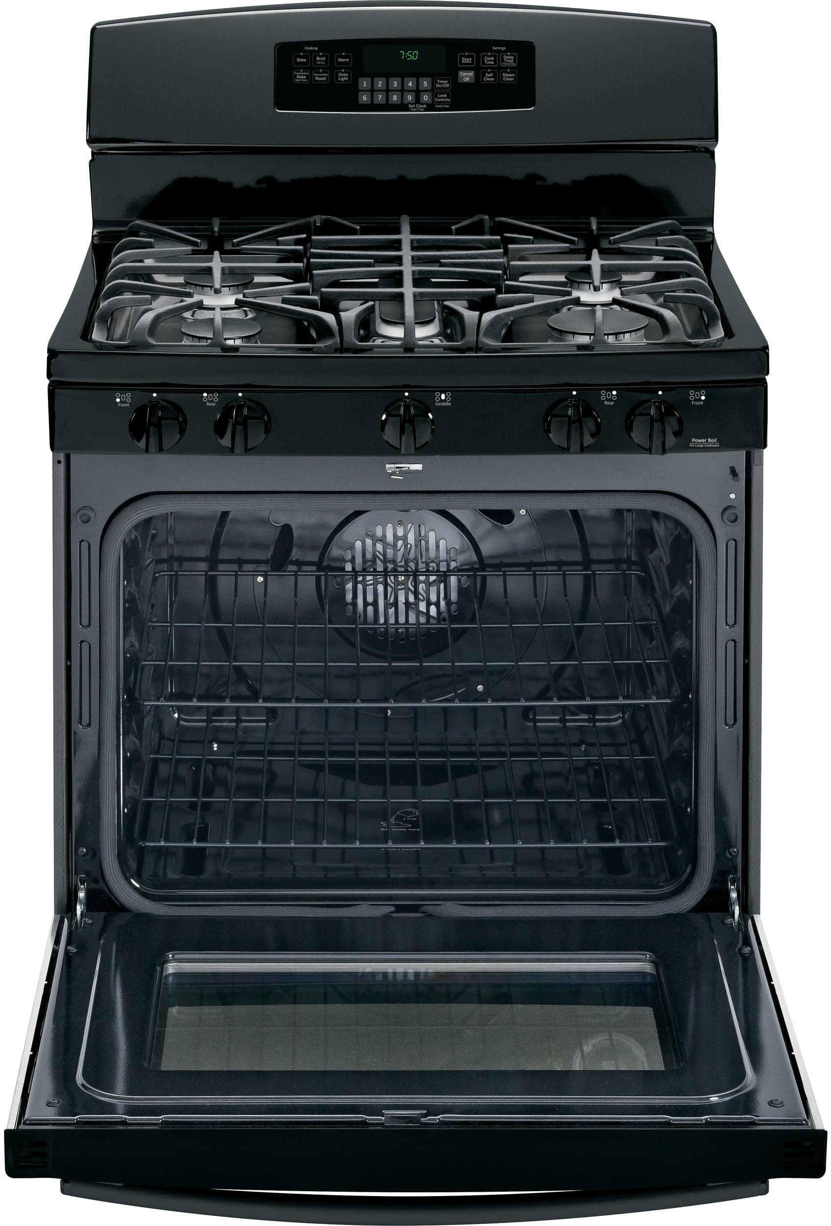 GE JGB750DEFBB Black