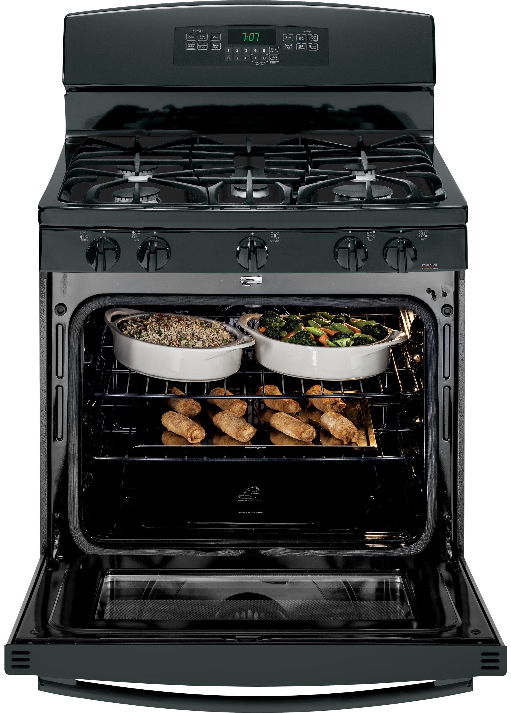 GE JGB770DEFBB Black