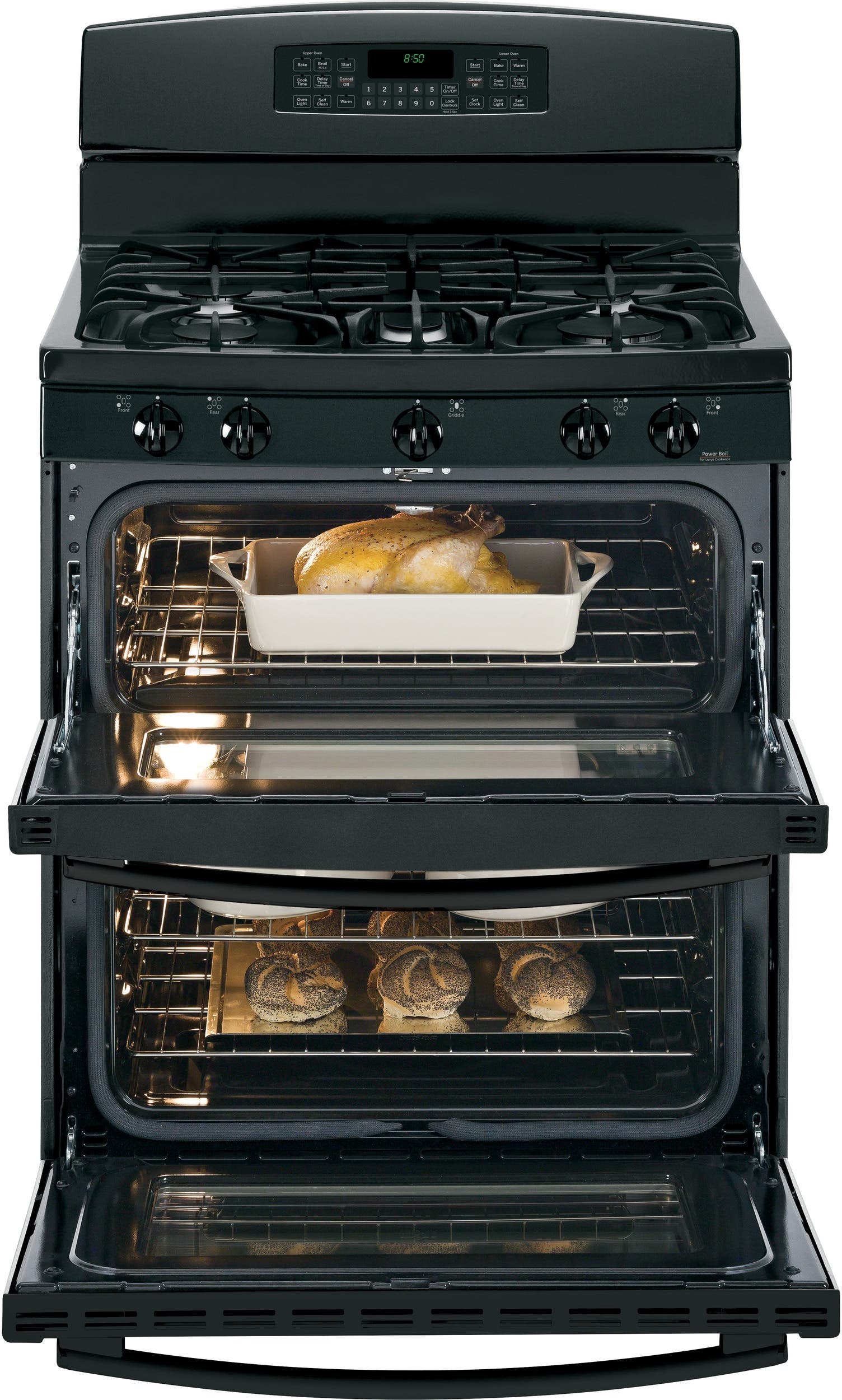 GE JGB850DEFBB Black