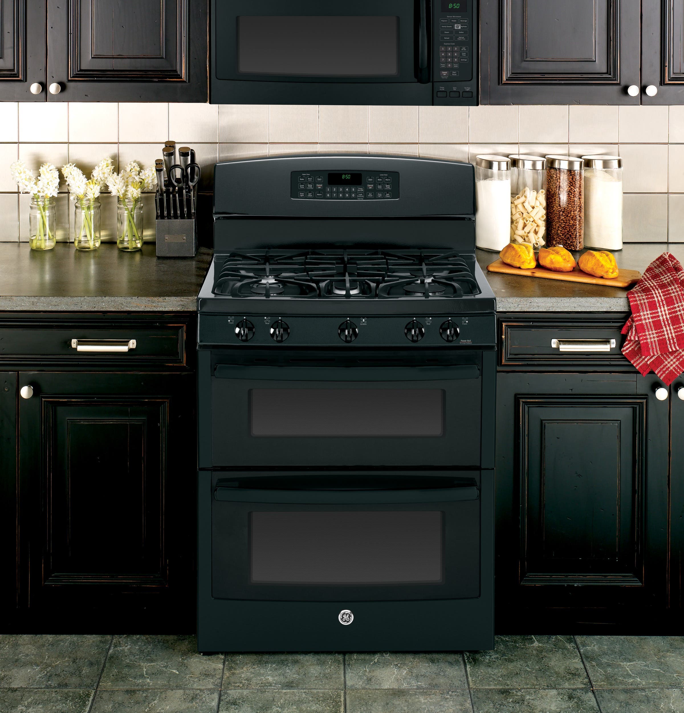 GE JGB850DEFBB Black