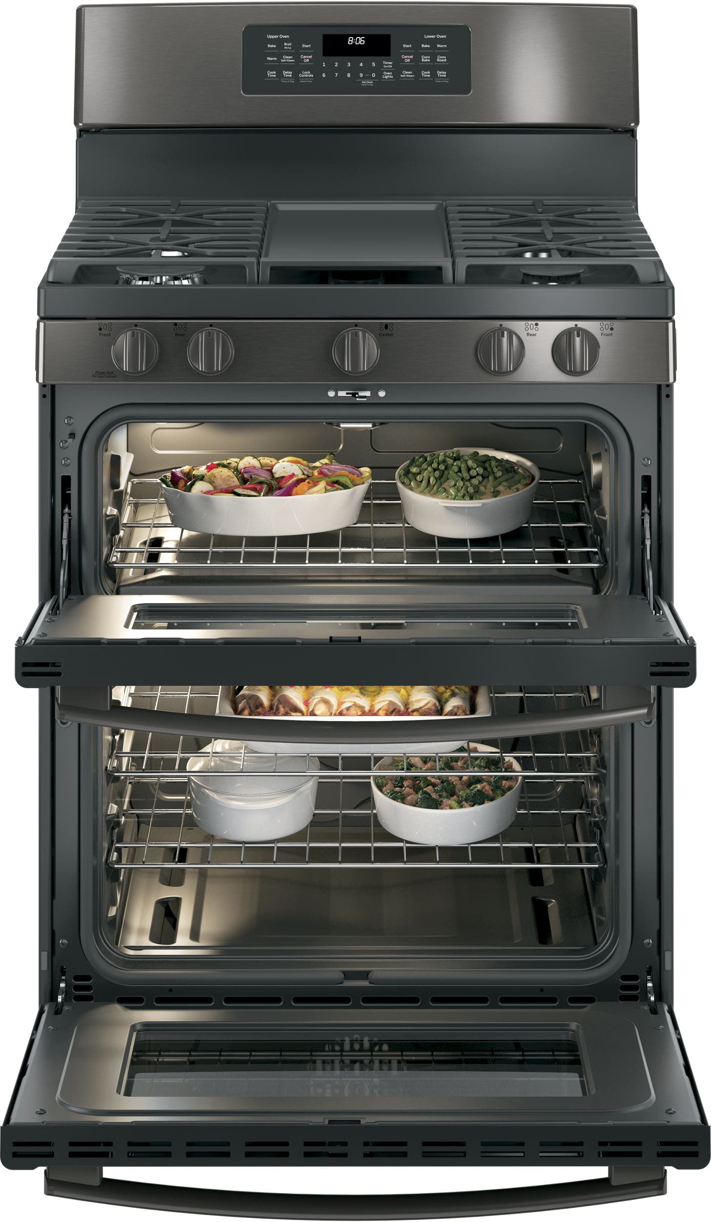 GE JGB860BEJTS Black Stainless