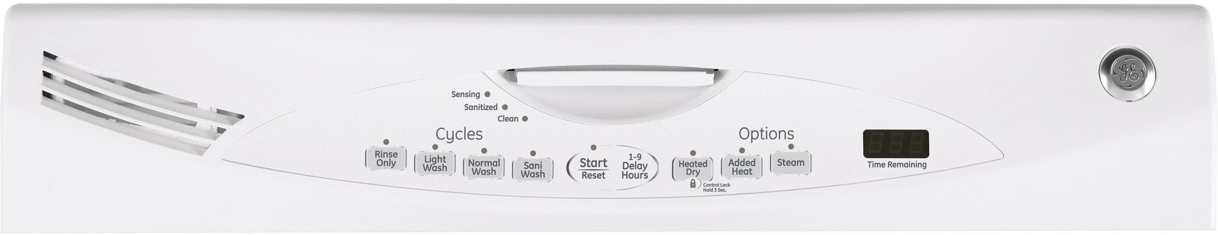 GE GLD6904RWW White on White