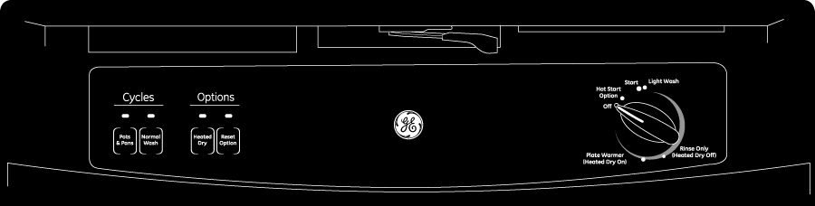 GE GSC3500RBB Black on Black