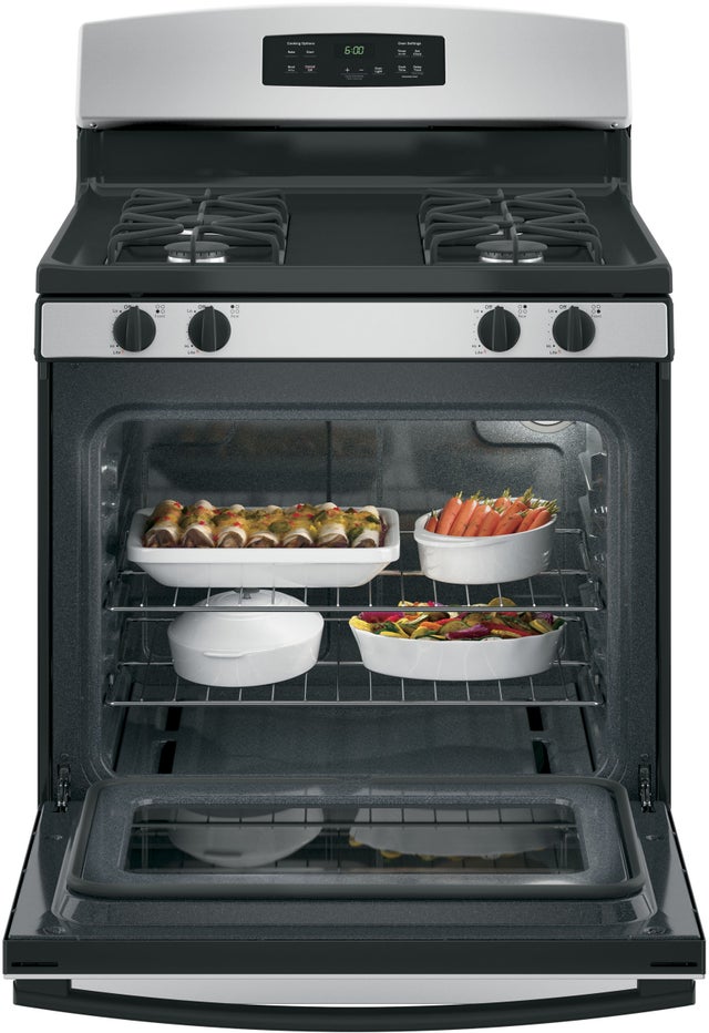 GE JGBS60GEKSA 30 Inch Freestanding Gas Range with 4 Sealed Burne...