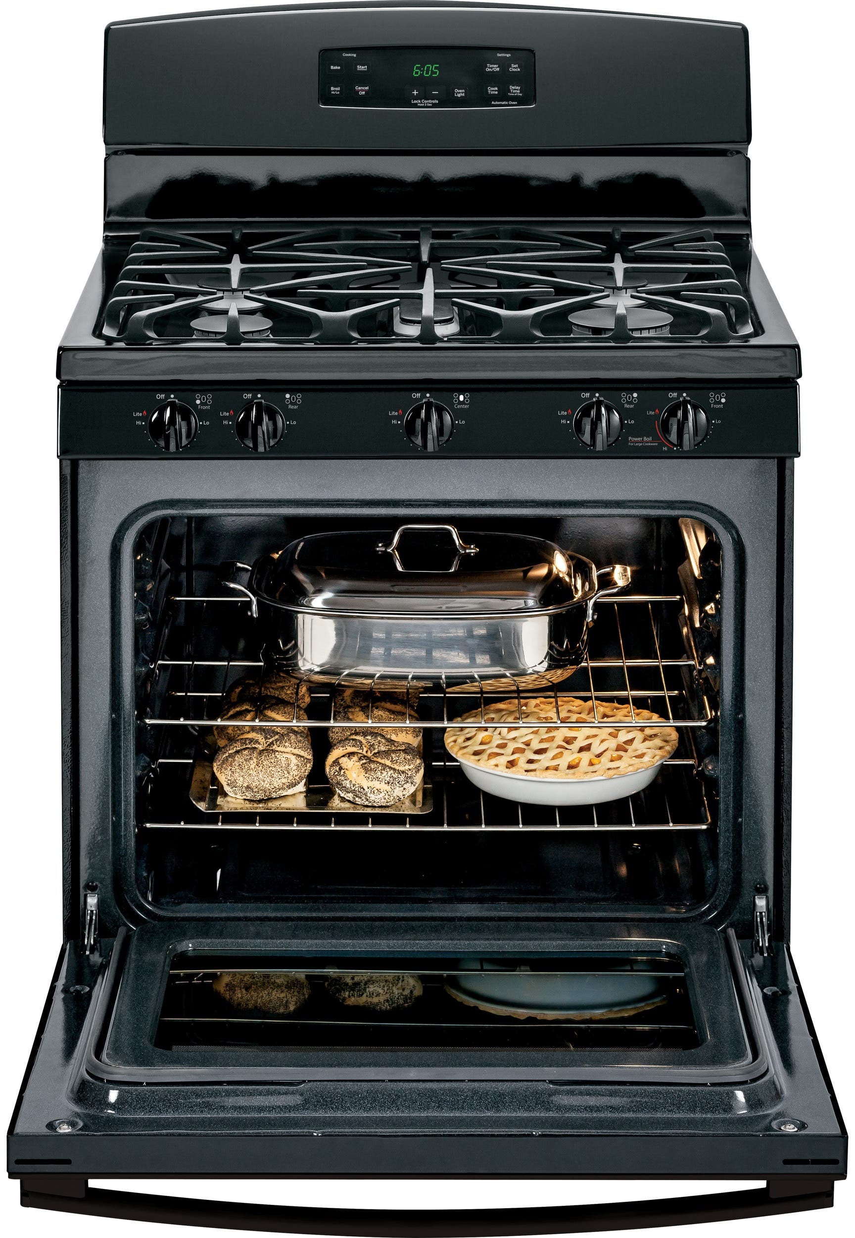 GE JGBS65DEFBB Black