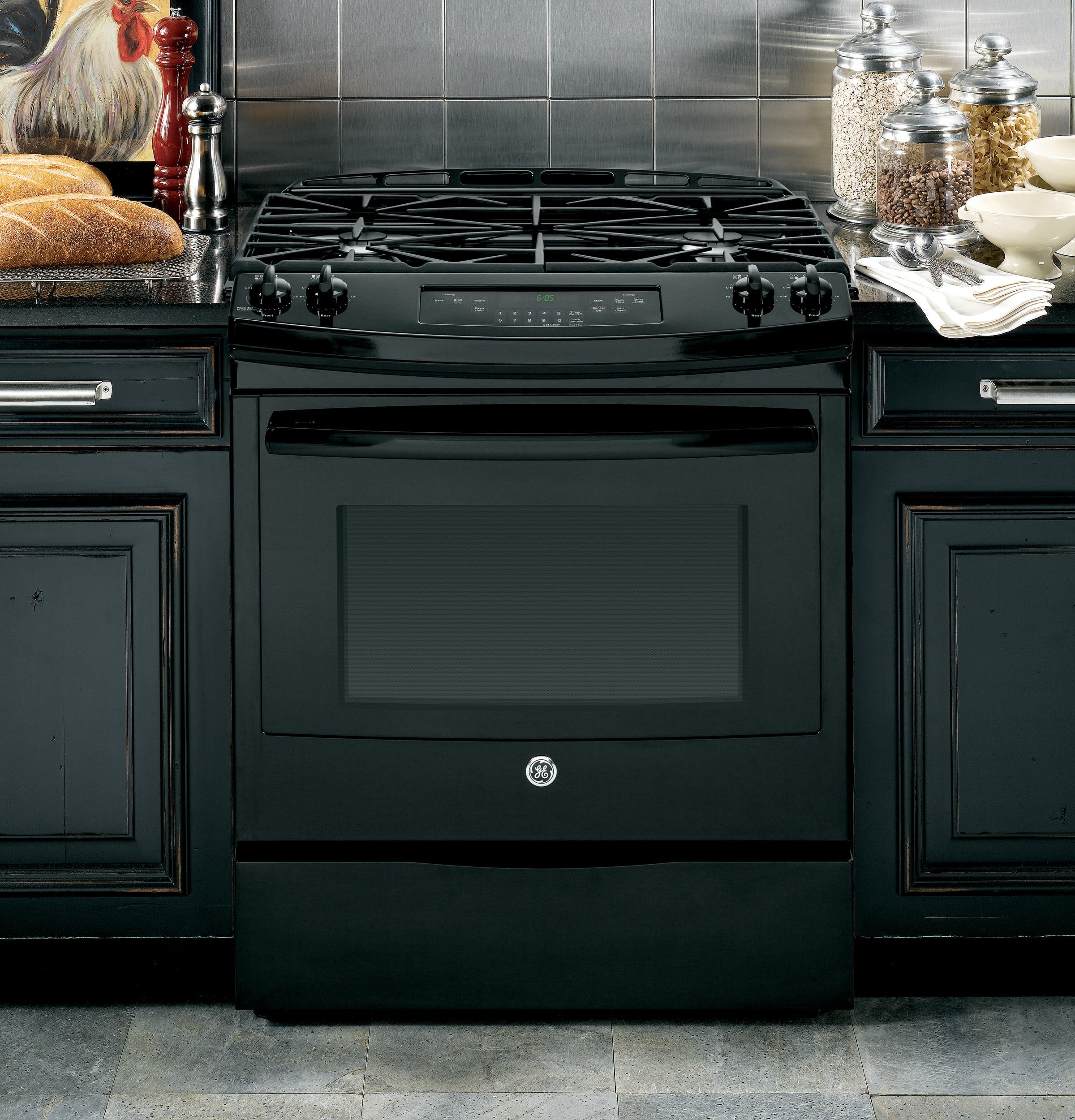 GE JGS650DEFBB Black