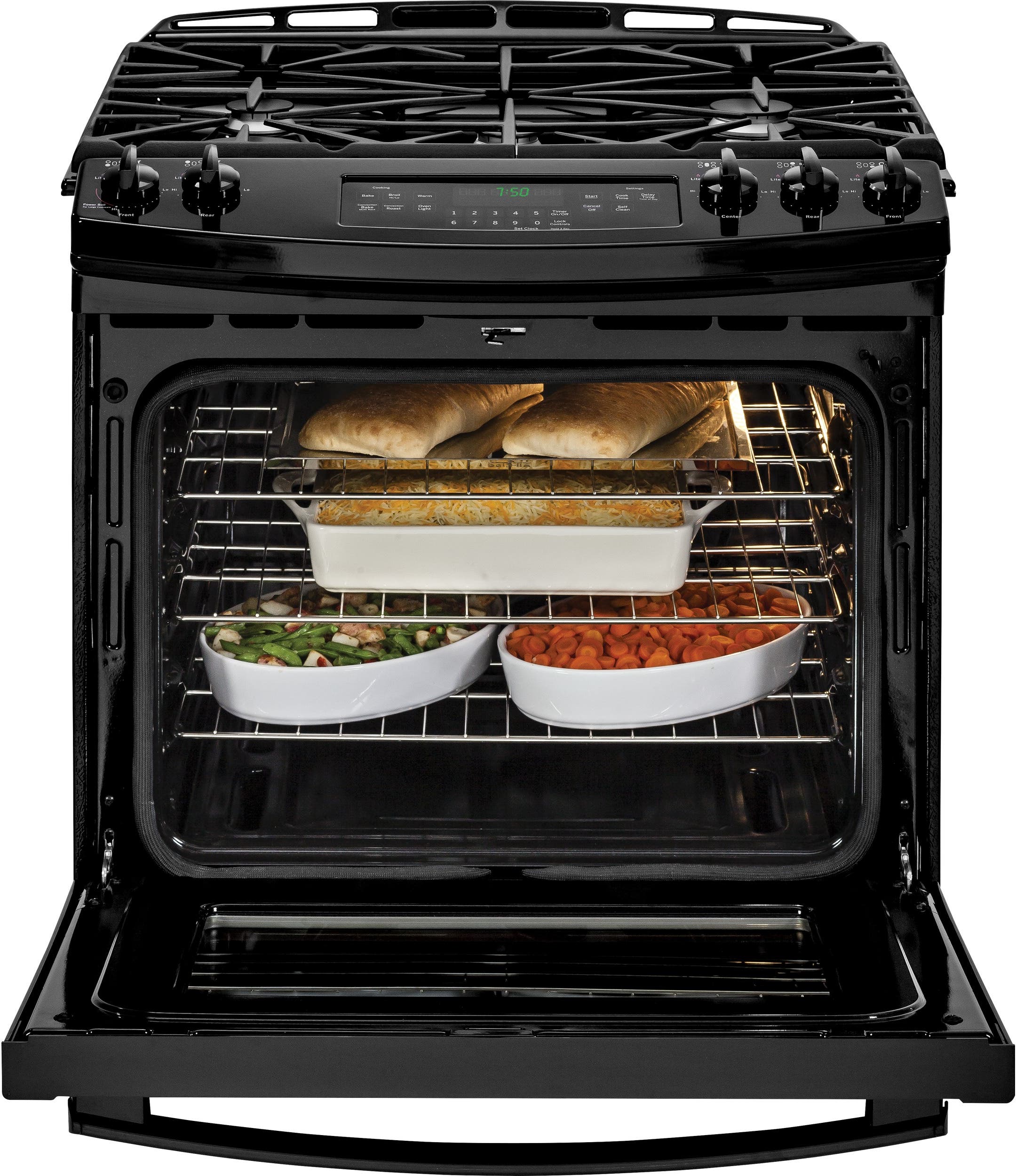 GE JGS750DEFBB Black