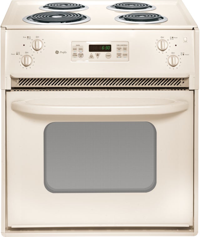 GE JMP31CLCC 27" Drop-in Electric Range with 4 Coil Elements, 3...