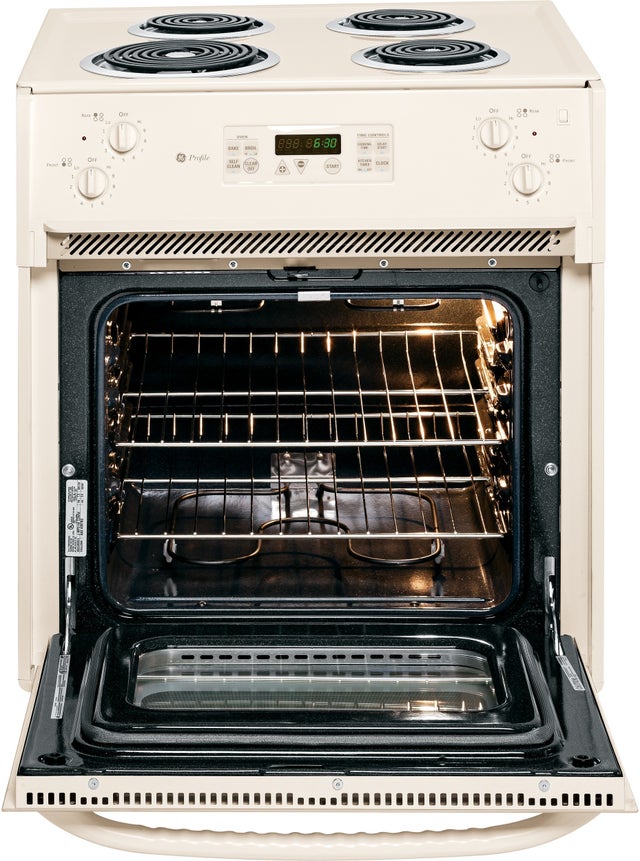 GE JMP31CLCC 27" Drop-in Electric Range with 4 Coil Elements, 3...