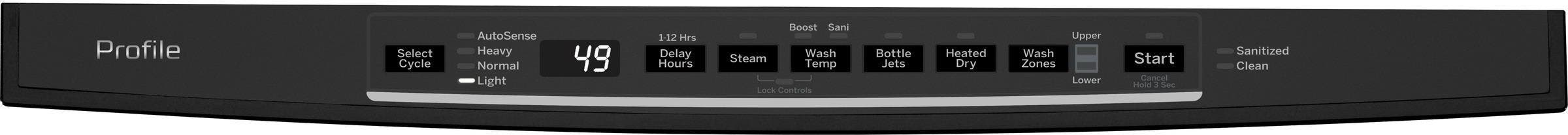 GE PDT825SGJBB Black