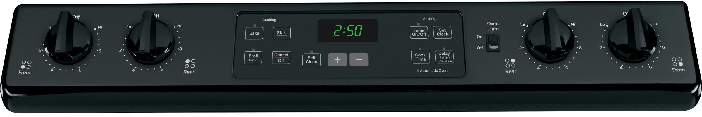 GE JS250DFBB Black