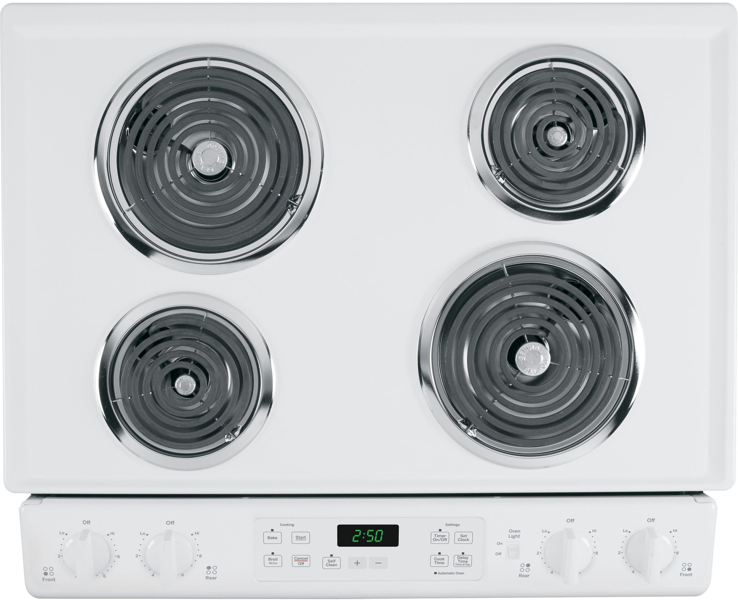 GE JS250DFWW White